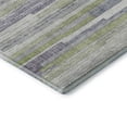 thumbnail image 3 of Addison Rugs Mayfield Premium Machine Washable Transitional Stripes Aloe Rectangle Rug, 9' x 12', 3 of 7