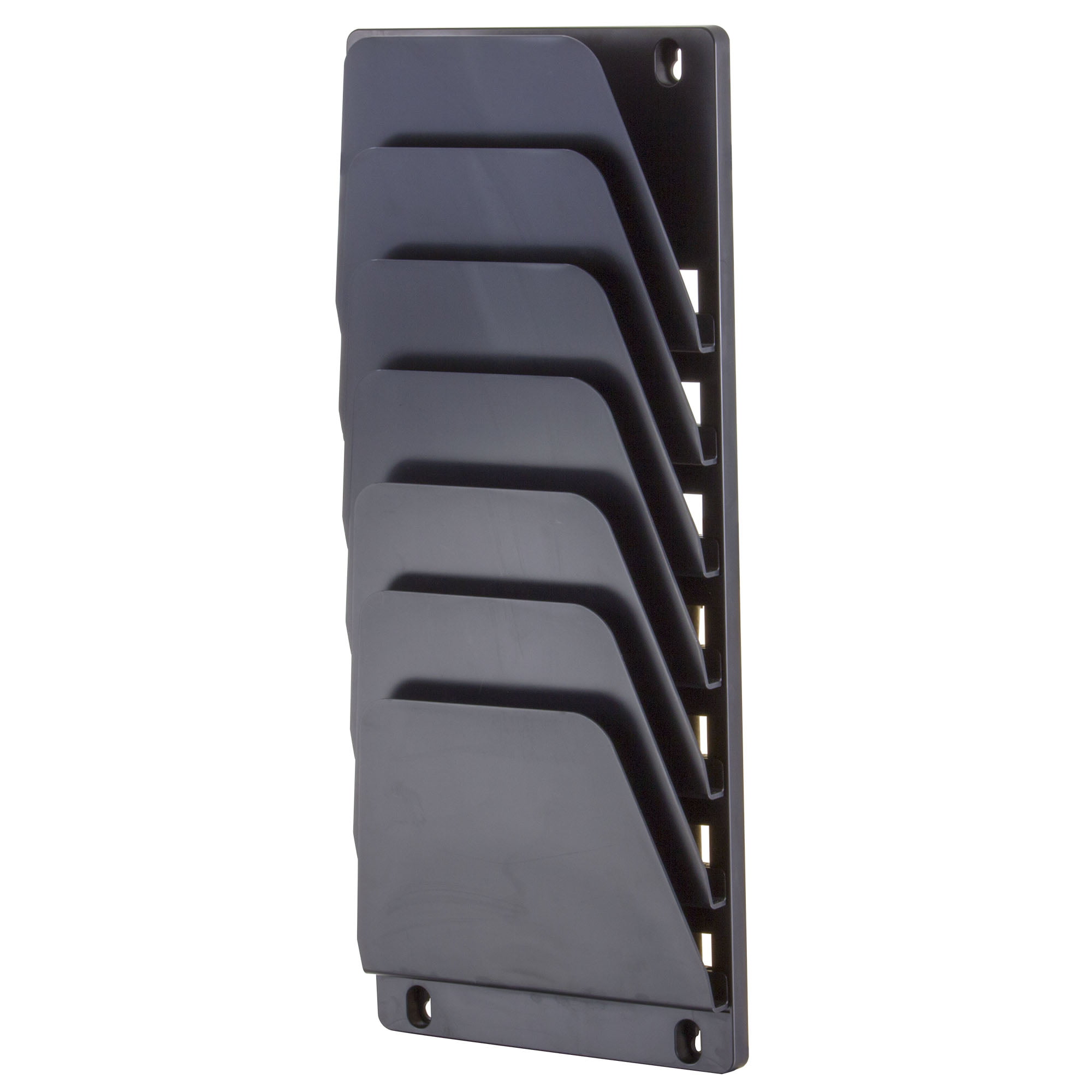 Details about  / Officemate Wall File Holder Letter//Legal 7 Pockets Black 21505 NEW