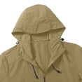 thumbnail image 3 of GUZOM Mens Lightweight Quick Dry Sun Protection Jacket UPF 50+ SPF Hoodie Breathable Outdoor Fishing Hiking Golf Hooded Coat with Zipper Pockets Yellow S-4XL,Size S, 3 of 8
