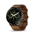 thumbnail image 1 of Reloj Garmin Venu 4 - 45 mm correa cuero marron, 1 of 3
