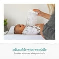 thumbnail image 2 of aden + anais Essentials Wrap Swaddles, Cotton, Fairy Tale Flowers, Girls, Infants, 4-6 Mo, 3-Pack, 2 of 7