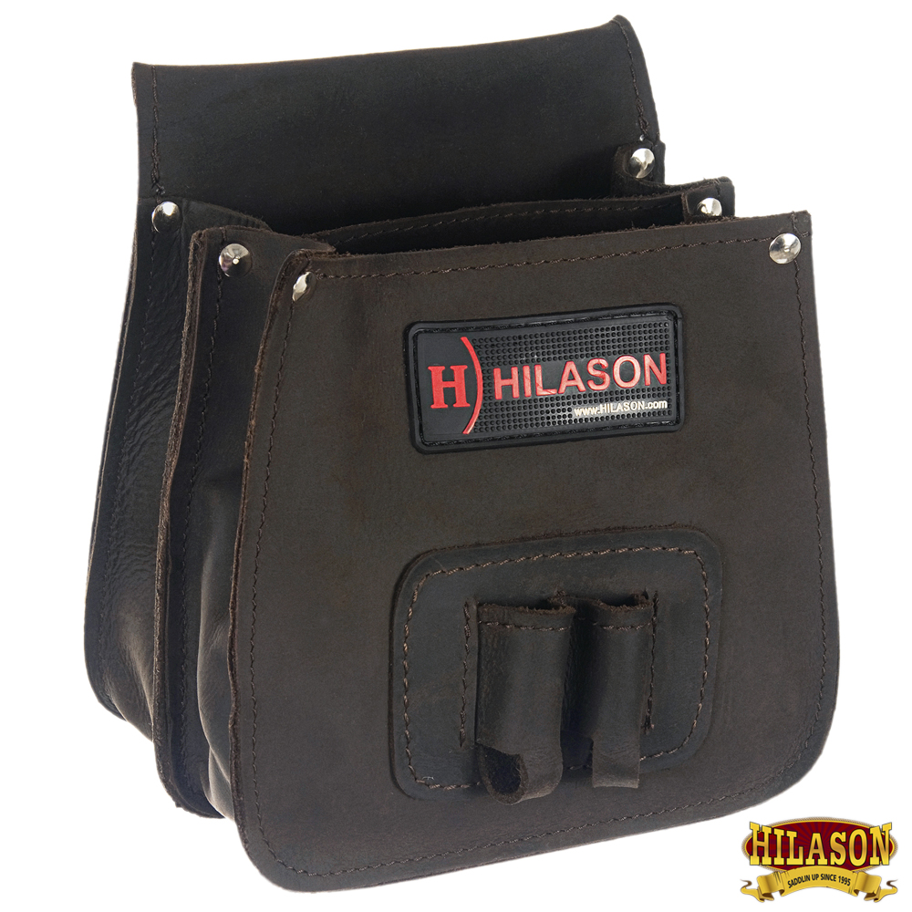 Leather Shell Bag Ammo Bag Pouch Shooting Shotgun Genuine Thick Hilason