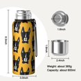 thumbnail image 7 of 20 Oz Boston Terrier Coffee Tumbler Double Wall Insulated Stainless Steel Water Bottle | Metal Reusable Thermoses Flask with Cup Cap | Leak & Sweat Proof with Anti-Dust Lid, 7 of 7