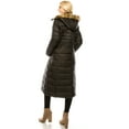 thumbnail image 4 of Haute Edition Women's Maxi Length Quilted Puffer with Faux Fur Lined Hood, 4 of 5