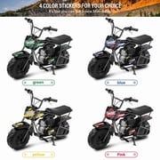 Oryxearth OGMR105 Basic Mini Dirt Bike, 105cc 4-Stroke Gas Powered Off Road Bike for Teens and Adult, 30mph, Up to 165 LBS, Racing Green