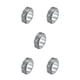 thumbnail image 2 of Guardurnaity Anillo de banda Punk giratorio aniversario cumpleaños nudillo moda hombres joyería marido vacaciones accesorios plata tamaño 12 Plata Talla 12 5piezas, 2 of 6