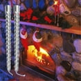 thumbnail image 2 of UK 4PCS Taper Twisted Smokeless Dinner Dining Table Wedding Candles Wax, 2 of 3