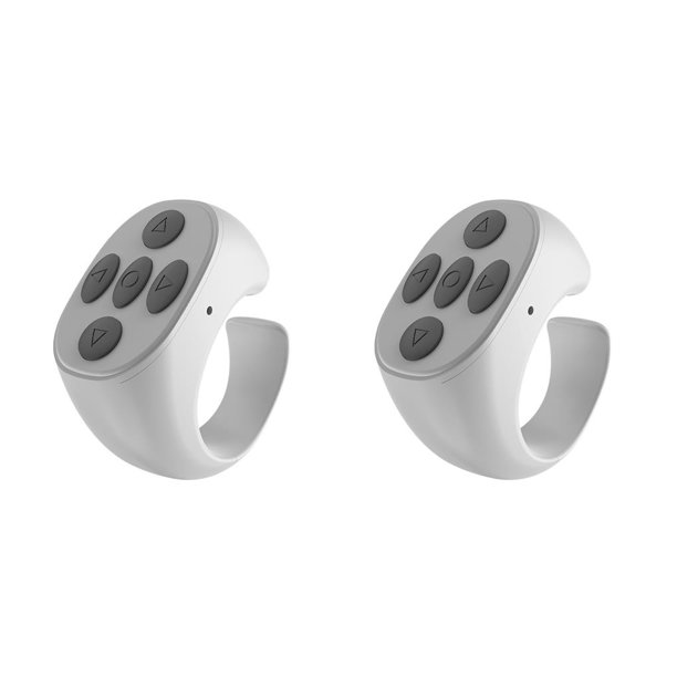 Kearding Teléfono Selfie Controller V5.3 Anillo inalámbrico Recargable Portátil al aire libre Teléfono inteligente Type1 NO1