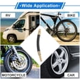 thumbnail image 2 of 1 Juego de Extensión de Válvula de Neumático de Cobre de 135 Grados con Extensor de Válvula de Neumático de Plástico Universal de 140mm para Coche, Motocicleta, RV, Camión, Bicicleta, 2 of 6