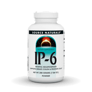 Source Naturals IP-6 Inositol Hexaphosphate, Supports Breast, Colon and Prostate Cells, 200g Powder