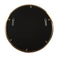 thumbnail image 2 of 20" Antiqued Brushed Brass Round Wall Mirror - Black, 2 of 5