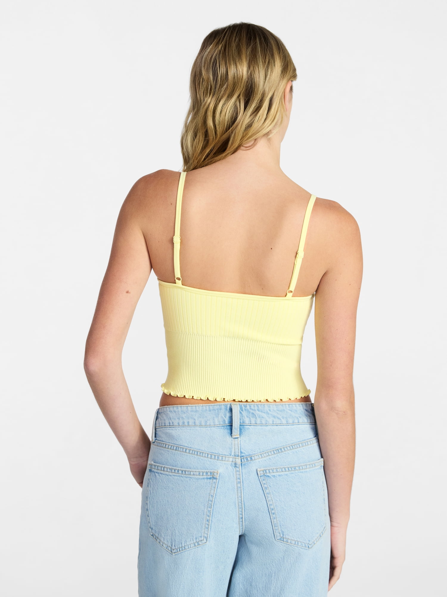 No Boundaries Seamless Scoop Neck Brami, Women’s & Women's Plus XXS-4X