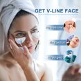 thumbnail image 1 of Electric Facial Massager with 4 Patches EMS Micro Current Remote Control USB Rechargeable Muscle Vibration Skin Lifting Tightening Anti-Wrinkle Mini Women Beauty Device, 1 of 8