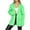 Green, variant on Odeerbi Blazer Jackets for Women Office Work Suit Jacket Ladies Solid Turn Down Collar 2025 Long Sleeve Coat Outerwear Black