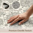 thumbnail image 6 of ODIKA 5'x7' Washable Area Rug Easy Care, Non-Shedding, Pet Friendly, Vintage Inspired Boho Geometric All Over Motif Balanced Layout for Small Living Room, Bedroom, 6 of 7