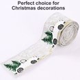 thumbnail image 3 of Wweixi Christmas Tree Ribbon Home Office Shop Party Decorative Christmas tree burlap ribbon Burlap Ribbon Car Decoration Bands, Grey, 3 of 8
