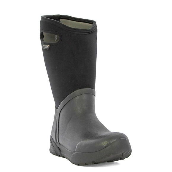 Bota BOGS Bozeman Mid para hombre, impermeable, negra, talla 12