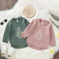 thumbnail image 4 of Conjuntos de mono para niños y niñas, otoño e invierno, monos para bebés recién nacidos, ropa de punto de manga larga de 0 a 18 meses, 4 of 5