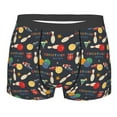 thumbnail image 5 of Uemuo Christmas Holiday Bowling Pattern Men's Boxer Briefs,Trunk Anti-Chafing,Comfortable, Durable, and Stylish Underwear-Small, 5 of 9