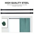 thumbnail image 3 of XIBUFE 2026 New Adjustable Tension Shower Curtain Rods -Shower Curtain Rods Tension 2 Pack Black for Bathroom, Shower, Home, Hotel, Apartment, Indoor Use, 3 of 7