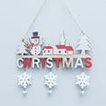 thumbnail image 3 of Wooden Christmas Pendant Door Hanging Ornaments For Home Wall Xmas Tree Decor Christmas Happy New Year 2024 Gift Navidad, 3 of 5