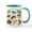 White/Blue Inside, variant on CafePress - Frogs Of The Tropical Rainforests Mug - 11 oz Ceramic Mug - Novelty Coffee Tea Cup