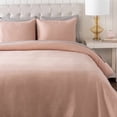 thumbnail image 5 of Hauteloom Estaca Bedding Bed Pillows Set of 2 - Natural Fiber Linen Bedding - Pale Pink, Peach - 26" X 26", 5 of 6