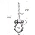thumbnail image 3 of Colgante de hardware oscilante de 180 grados en resistente al óxido permanente., 3 of 5