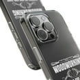 thumbnail image 3 of Clear Hybrid Shockproof Case for Apple iPhone 16 PRO - Woodworking No App For That Design, 3 of 5