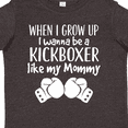 thumbnail image 4 of Inktastic Kickboxing Future Kickboxer Like Mommy Boys or Girls Toddler T-Shirt, 4 of 5