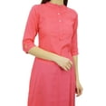 thumbnail image 3 of Phagun Womens Cotton Blend Indian Kurti Ethnic Kurta Casual Summer Tunic, 3 of 6