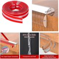 thumbnail image 4 of Protectores y esquinas a prueba de bebés, protectores de esquinas adhesivos suaves y fuertes de silicona de 3 m, [borde de 3 m + 4 esquinas], 4 of 5