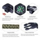 thumbnail image 3 of pulseras de cuerda de paraguas para exteriores, camuflaje verde militar + camuflaje de montaña. Adepaton 221324-2, 3 of 9