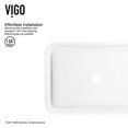 thumbnail image 5 of VIGO VG04002 Récipient en Pierre Mate pour Salle de Bain, 5 of 5