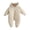 White, variant on Girls' Jumpsuits & Rompers Fashion Girl and Boy Children' Casual Long Sleeved Warm Round Neck Jumpsuit New Casual Winter Jumpsuits White 3 Months