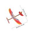 thumbnail image 2 of 10Pcs Rubber Band Powered Airplane Model Biplane Toys for Kids (Random Style), 2 of 6