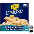 thumbnail image 1 of KD Deluxe Chicken Alfredo Macaroni and Cheese Frozen Dinner, 340 g Box, Kraft Dinner Deluxe Chicken Alfredo 340G, 1 of 15