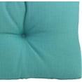 thumbnail image 4 of The Gripper Non-Slip Tufted Bench Cushion for Indoor Furniture, Entryway Storage, Bay Window, Corner Nook or Piano Seat, 43 Inches, Teal, 4 of 5