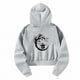 thumbnail image 4 of Sudadera con capucha corta para mujer, sudadera, regalo, ropa informal de otoño, camisetas de manga larga para uso diario, oficina, invierno Gris, 4 of 7