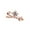 Q113 rose gold color, variant on PULABO Classic Promise Ring Anniversary For Women Gift for Wife High Quality Comfortable Fit CZ Cubic Zirconia Ring Ideal Jewelry Gift Comes in Elegant Box
