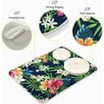 thumbnail image 4 of Polovillae Colorful Tropical Flowers Dish Drying Mat for Kitchen Counter Absorbent Heat Resistant Microfiber Dishes Drainer Mat 16x18 in Dish Pad Sink Mat Protective Pad Kitchen Decor, 4 of 6