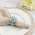 thumbnail image 3 of Saro Lifestyle Beaded Petal Delight Resin Napkin Ring (Set of 4), 3 of 5