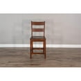thumbnail image 4 of Sunny Designs 24" Tuscany Mahogany Wood Ladderback Barstool in Brown (Set of 2), 4 of 6