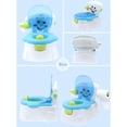 thumbnail image 4 of Potty Baby Toilet Trainer Portable Training Toilet for Travel Stable Bottom Nonslip Potty Training Chair Seats, 4 of 8