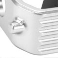 thumbnail image 2 of E-shaped bicycle buckle, aluminum alloy, polished plastic, lightweight design, bicycle hook, E-shaped buckle for Brompton, silver, 2 of 4