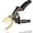 Golden Rotating Titanium Bypass Pruning Shears, variant on Hand Pruners, Garden Clippers, 8" Professional Premium Titanium Bypass Pruning Shears, Bonsai Cutters
