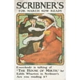 thumbnail image 2 of David Ericson 11x14 Black Ornate Wood Framed Double Matted Museum Art Print Titled: Scribner's for March, Now Ready (1905), 2 of 5