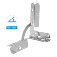 thumbnail image 3 of Uxcell 90 Degree Folding Support Hinge 1.6" x 2.1", Box Hinge for Jewelry Cabinet Wooden Box, Silver 2 Pack, 3 of 6