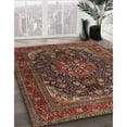 thumbnail image 2 of Ahgly Company Indoor Rectangle Traditional Deep Red Medallion Area Rugs, 8' x 12', 2 of 6