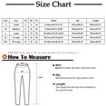 thumbnail image 3 of Pantalones de bolsillo rasgados para mujer Pantalones casuales con cordón lavado en la cintura elástica con cordón de mezclilla Fridja  hfkajh99248, 3 of 7